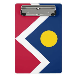 Porte-bloc Mini porte - bloc avec drapeau de Denver, USA