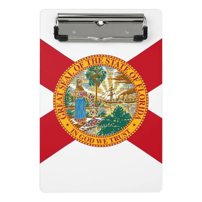 Porte-bloc Mini porte - bloc avec drapeau de Floride, USA (Devant)