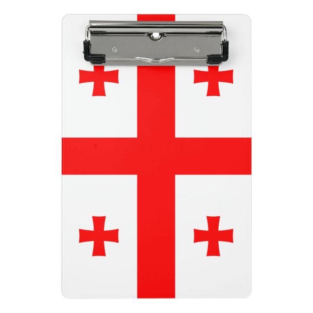 Porte-bloc Mini porte - bloc avec drapeau de Géorgie (Devant)