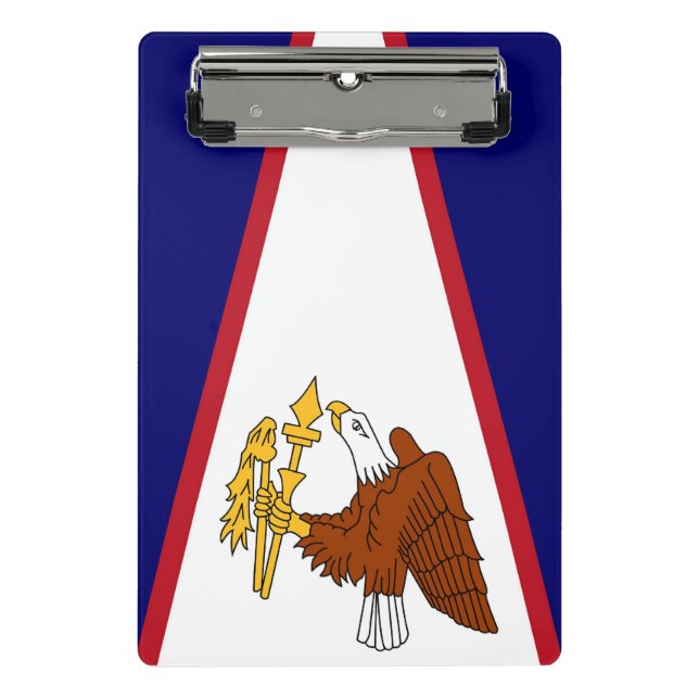 Porte-bloc Mini porte - bloc avec drapeau des Samoa américain (Devant)