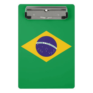 Porte-bloc Mini porte - bloc avec drapeau du Brésil