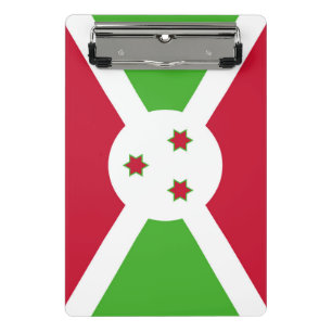 Porte-bloc Mini porte - bloc avec drapeau du Burundi