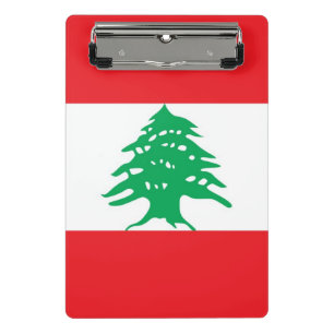 Porte-bloc Mini porte - bloc avec drapeau du Liban
