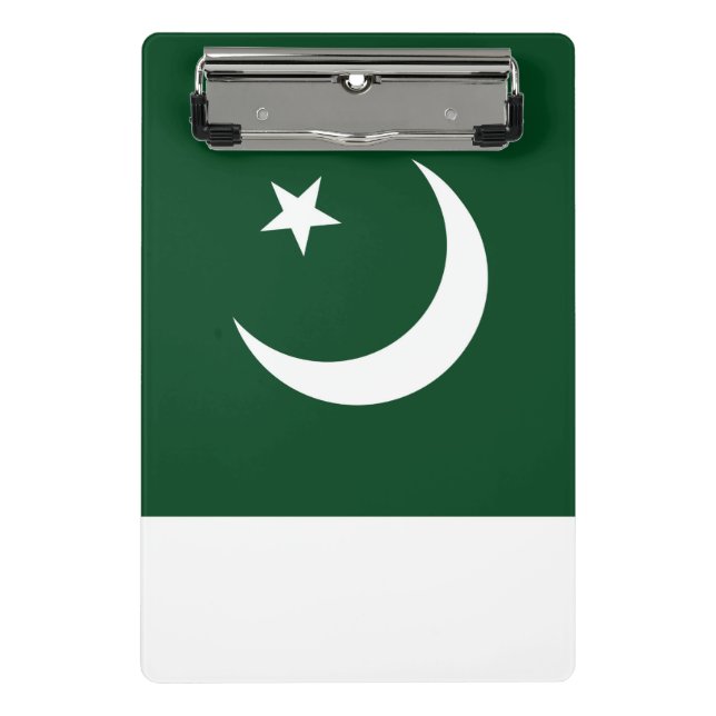 Porte-bloc Mini porte - bloc avec drapeau du Pakistan (Devant)
