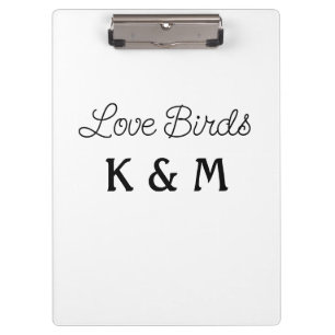 Porte-bloc minimadd yname text love birtext