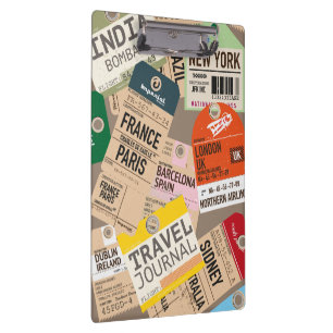 Porte-bloc Modèle de lieux de voyage