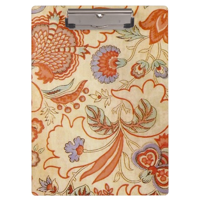 Porte-bloc Modèle floral antique de Chintz Paisley (Devant)