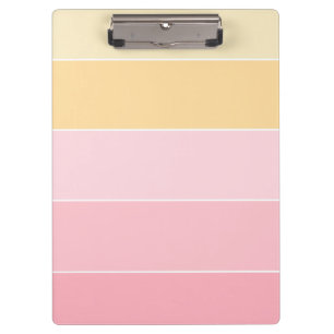 Porte-bloc Modèle moderne Pastel tendance rayé élégant