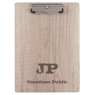 Porte-bloc Modèle Monogramme en bois
