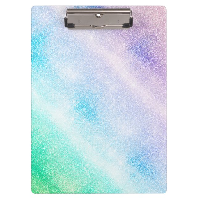 Porte-bloc Modèle vitreux ombre Blue Purple Glitter (Devant)