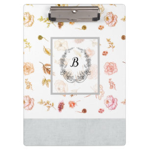 Porte-bloc Moderne Design Monogram Girly Motif 1974