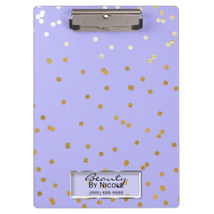 Porte-bloc Moderne Glamour Noir & Or Rayure Coup de Pinceau C