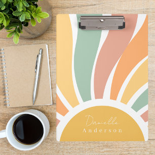 Porte-bloc Moderne tendance Whimsical Retro Arc-en-ciel