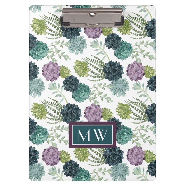 Porte-bloc Monogramme | Collection Plante de bonheur Pa Succu (Devant)