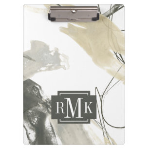 Porte-bloc Monogramme Momentum monochrome