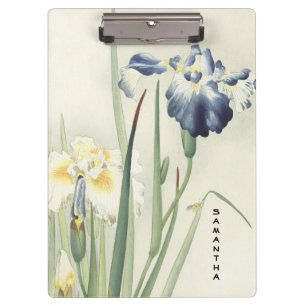 Porte-bloc Monogramme Vintage japonais Iris Porte - bloc