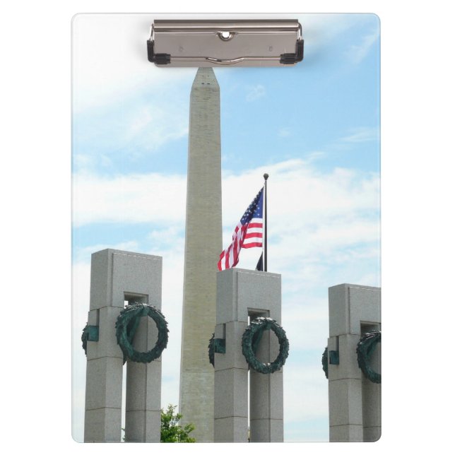 Porte-bloc Monument à Washington et mémorial 2ÈME GUERRE MOND (Devant)