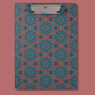 Porte-bloc Mosaïque ancienne modèle géométrique floral