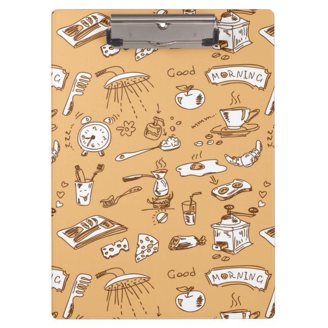Porte-bloc Motif 2 de petit déjeuner (Devant)
