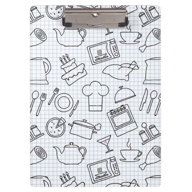 Porte-bloc Motif 4 de cuisine (Devant)