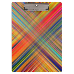 Porte-bloc Motif à carreaux Kriss Kross coloré