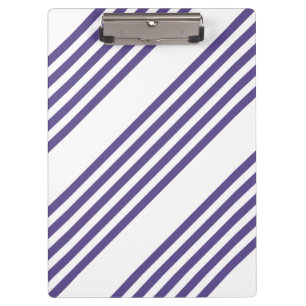 Porte-bloc Motif à cinq bandes Ultra violet et blanc