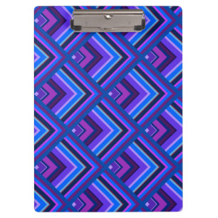 Porte-bloc Motif à échelle Bleu et violet