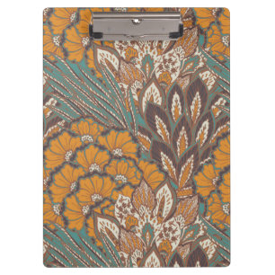 Porte-bloc Motif abstrait de plume de paon