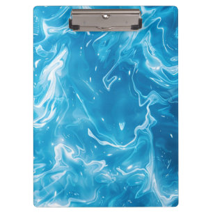 Porte-bloc Motif aquatique Aqua Blue Pool
