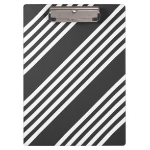 Porte-bloc Motif blanc et charbon de bois à cinq bandes