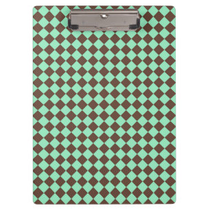 Porte-bloc Motif Brown de contrôle du diamant vert