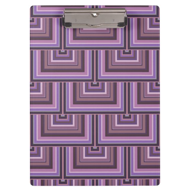 Porte-bloc Motif carré rayures (Devant)