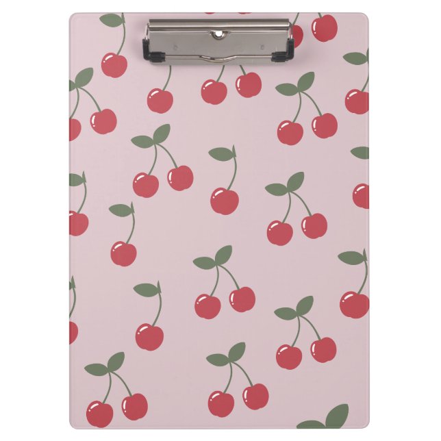 Porte-bloc Motif cerise (Devant)