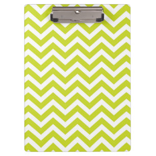 Porte-bloc Motif de bande vert Chevron