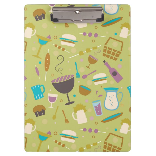 Porte-bloc Motif de barbecue (Devant)