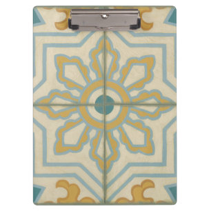 Porte-bloc Motif de carreaux décoratifs de l'ancien monde