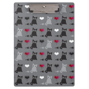 Porte-bloc motif de chaton et de souris