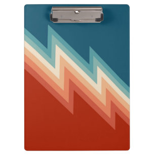 Porte-bloc Motif de chevron de style rétro