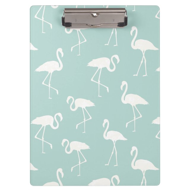 Porte-bloc Motif De Flamants roses, Modèle Flamingo, Bleu (Devant)