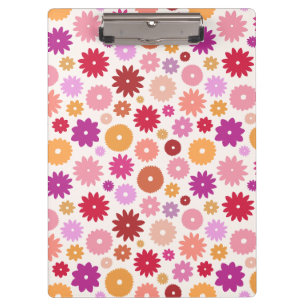 Porte-bloc Motif de floraisons colorées