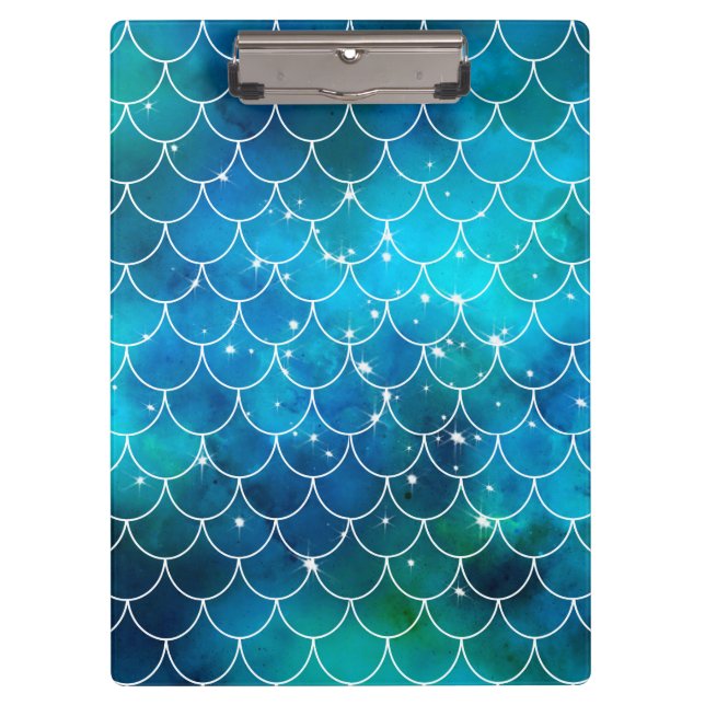 Porte-bloc Motif de galaxie de sirène (Devant)