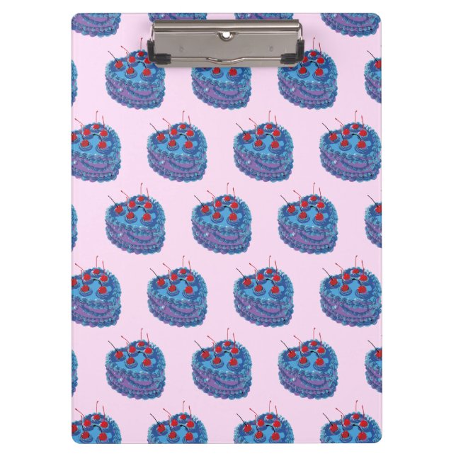 Porte-bloc Motif de gâteau au coeur mou (Devant)