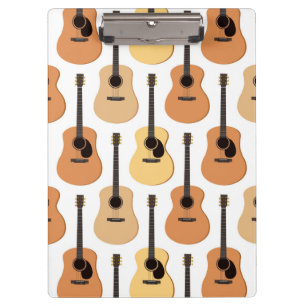 Porte-bloc Motif de guitares acoustiques