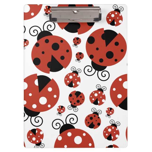 Porte-bloc Motif De Ladybugs, Mignons Ladybugs, Red Ladybugs (Devant)