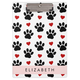 Porte-bloc Motif De Pâtes, Pâtes Noires, Coeurs Rouges, Votre