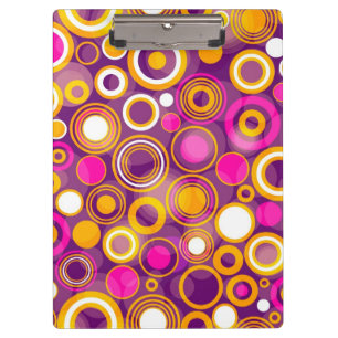 Porte-bloc Motif de point violet de polka