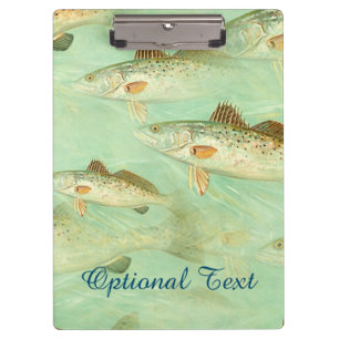 Porte-bloc Motif de poisson basse