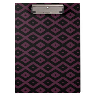 Porte-bloc Motif de prune et de diamant noir