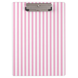 Porte-bloc Motif de rayure verticale rose et blanc