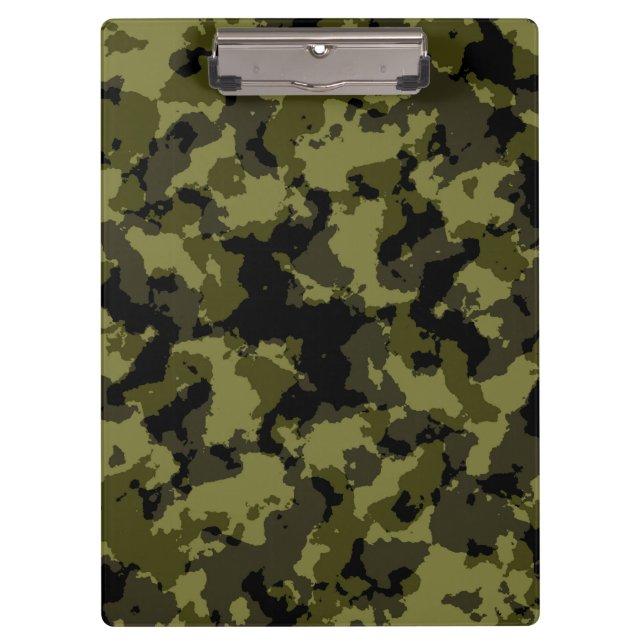 Porte-bloc Motif de style militaire camouflage (Devant)